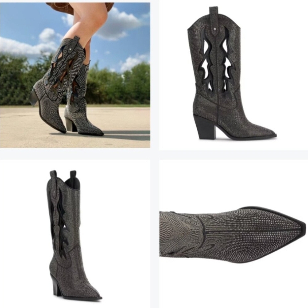 Women's Black Western Boots